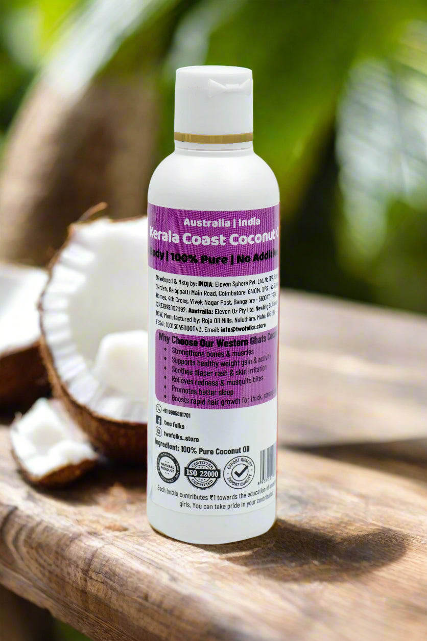 100% PURE COCONUT OIL FOR BABY - 100 ML | GENTLE GOODNESS FOR LITTLE ONES